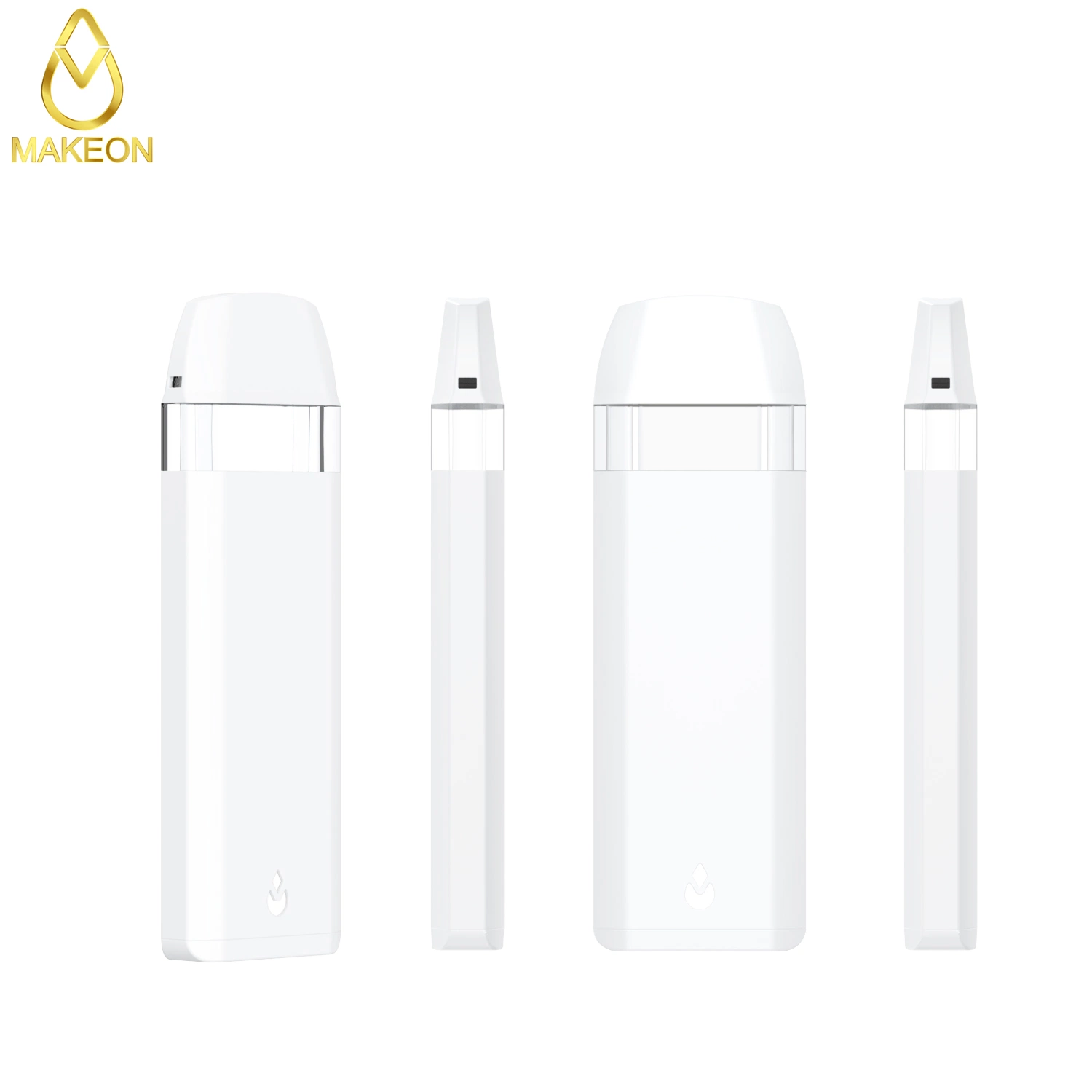 Makeon DC 1ml 2ml Bucket Ceramic Disposable/Chargeable Vape Pen Wickless and Cottonless Mini-vape OEM Brand and Package