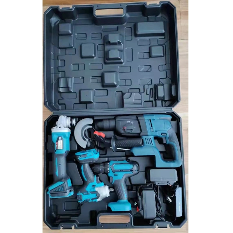 5 in 1 Cordless Lithium Drill Combo Kit Electric Power Tools Set