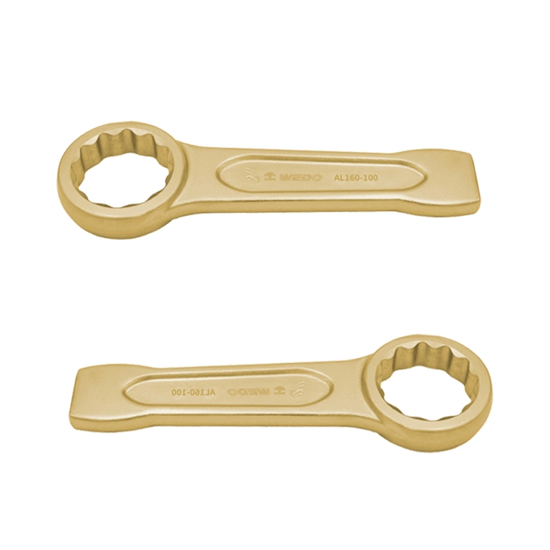 WEDO Aluminium Bronze Non-Sparking Striking Box/Ring Spanner Slogging Wrench Imperial