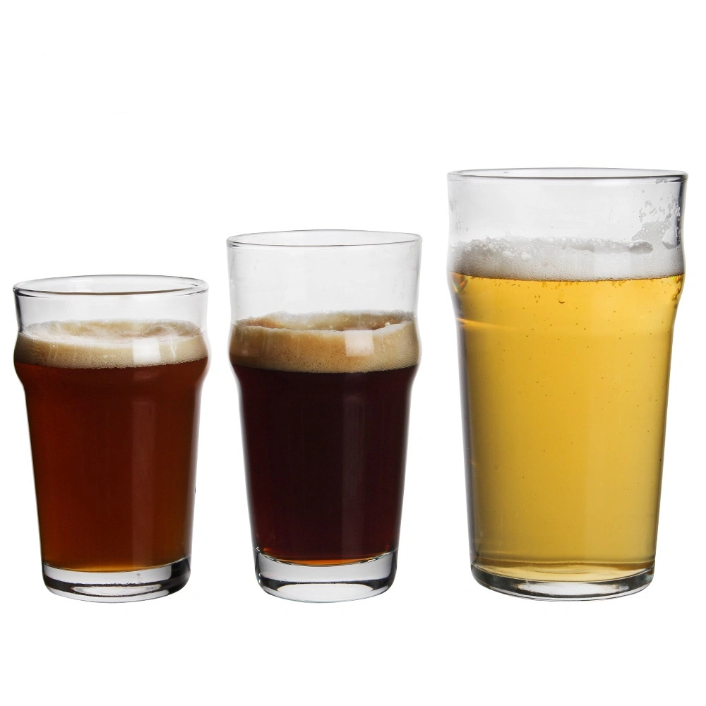 Hot Sell Simple Sape Glass Beer Cup, Customize Logo Beer Glass Mug