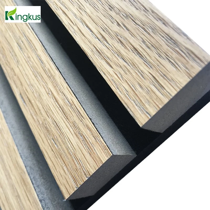 Customized MDF Wooden Timber Melamine Veneer Acoustic Wall Panels