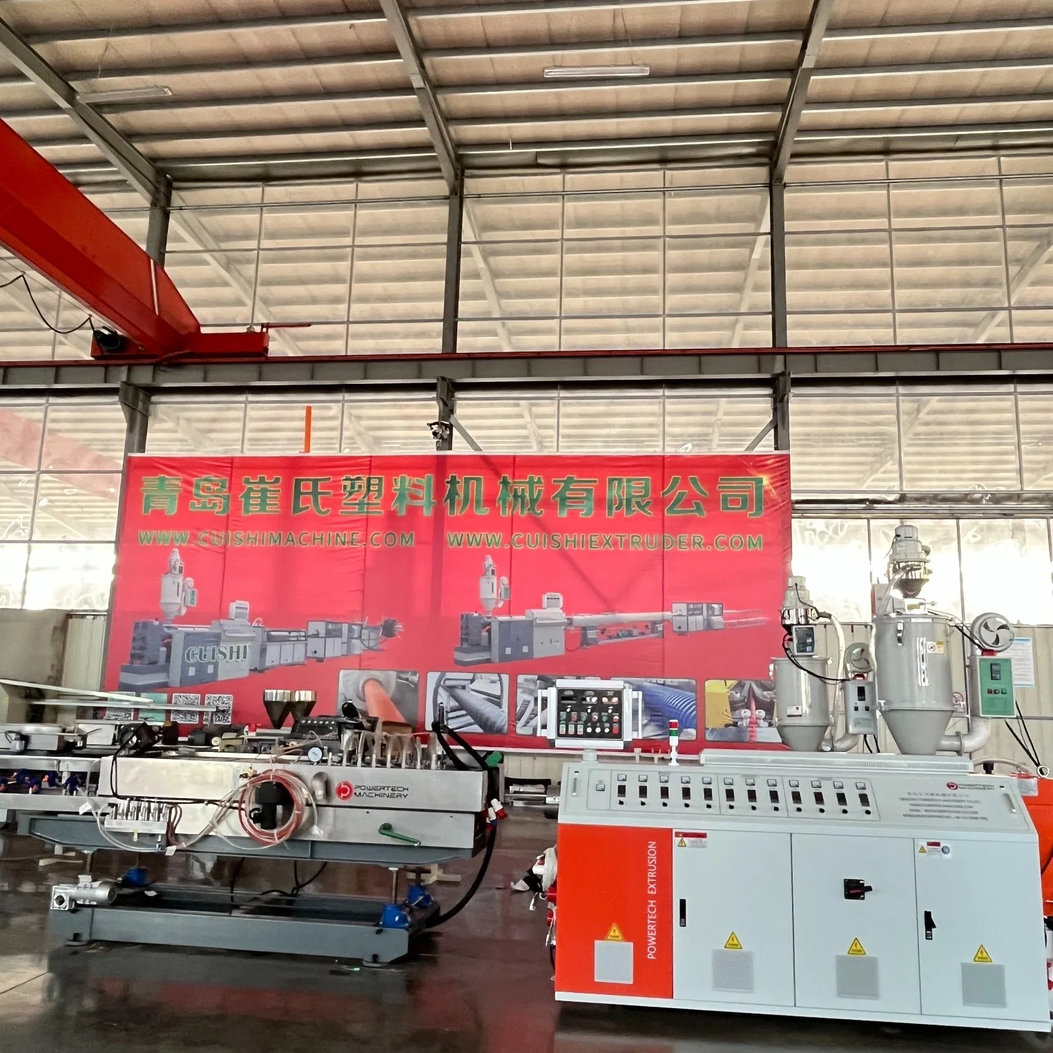 110mm HDPE Double Wall Corrugated Pipe Making Machine Plastic Corrugated Pipe Processing Machine