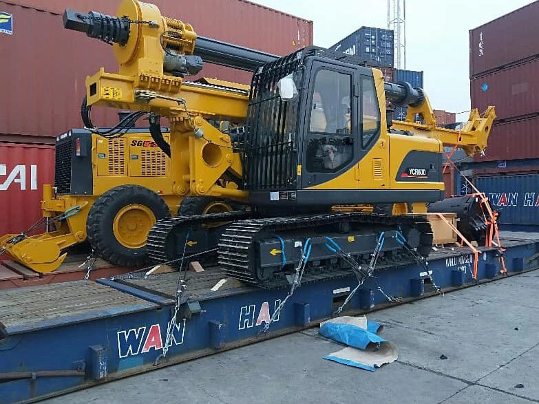 High quality/High cost performance  Small Crawler Hydraulic Rock Bore Pile Machine Rotary Drilling Rig Ycr60