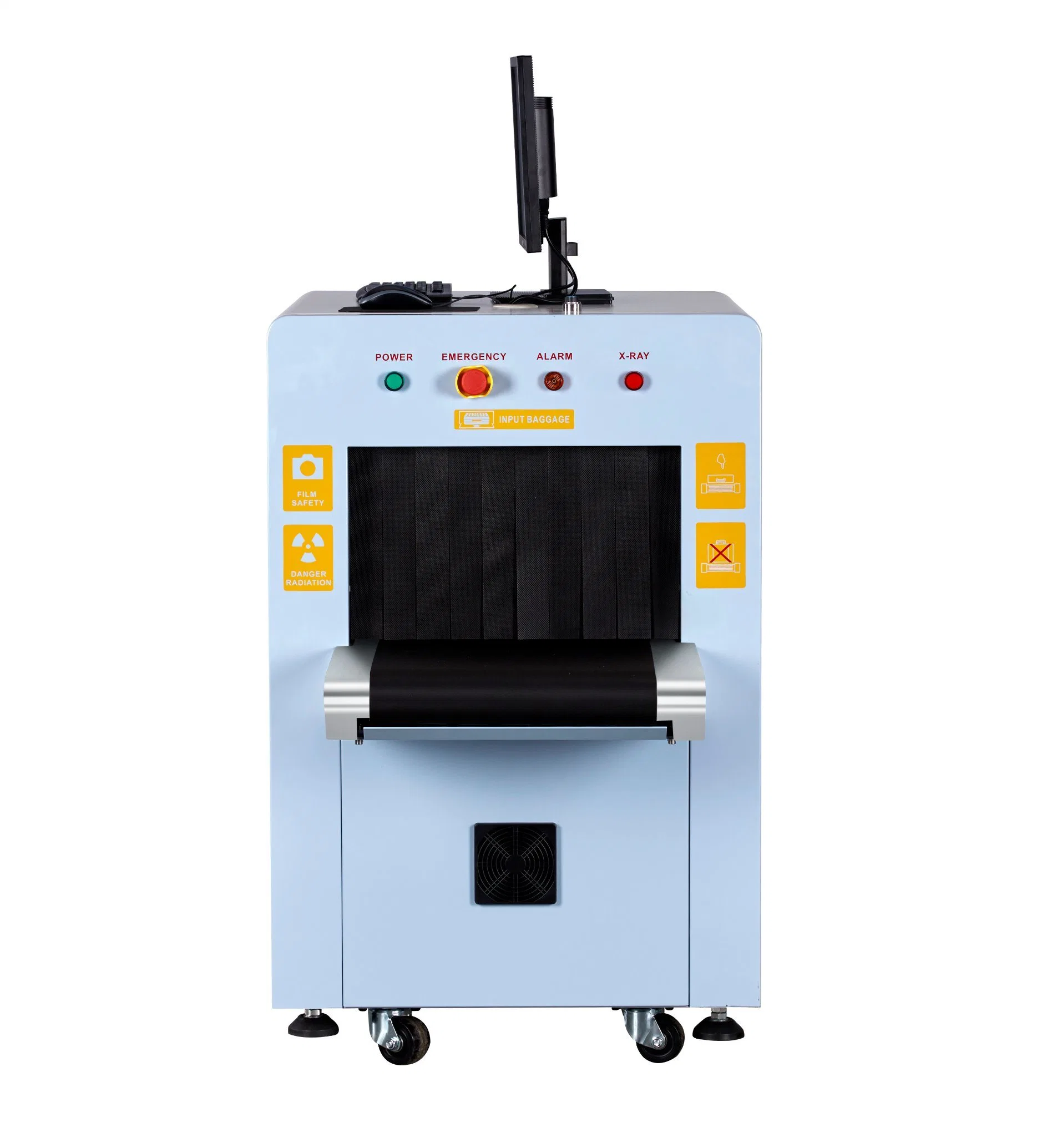 High Resolution X-ray Baggage Screening Scanner Checking Luggage Machine