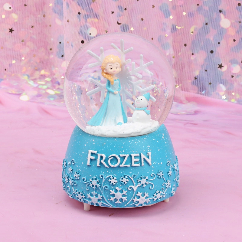 Custom Handmade Crystal Ball Resin Glass Snowball Angel Water Snow Globe