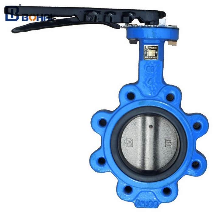 API/ANSI/DIN/JIS Butterfly Valve with Cast Iron Wafer Soft Seat