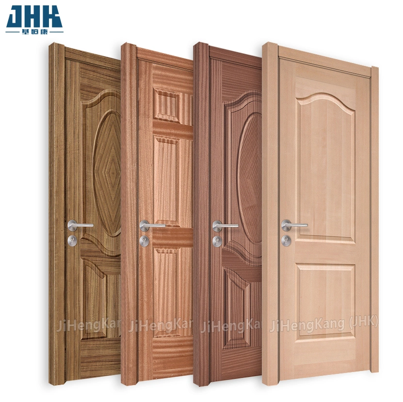 Hot Sale Jhk- FSC Certificate Veneer Shaker Solid Wooden Interior Door