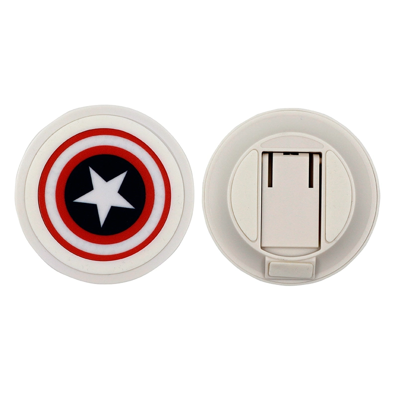 Design Captain America Wireless Mobile Phone Charger with Holder