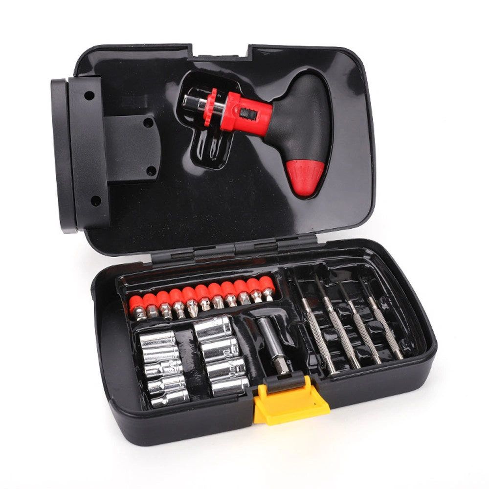 26 in One Screwdriver Set Tool Portable Household Toolbox LED Light Hardware Tool Repair Combination Tools Gift Set Screwdriver Hand Tool Kit