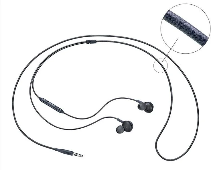 Original do telefone móvel auriculares estéreo para fone de ouvido intra-auriculares com Arrumação para auscultadores para S8