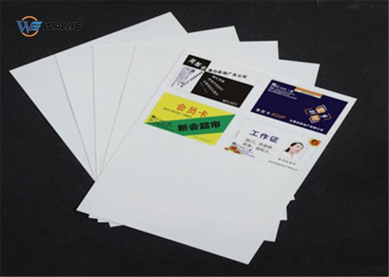 0.32mm Rigid PVC White Sheet Printing for Printing Production Card with Landscape Portrait