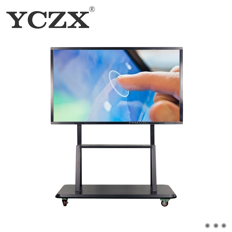 4K HD 20 puntos pantalla multitáctil y pizarra interactiva Placa de reuniones todo en uno con pantalla táctil capacitiva de 86 pulgadas