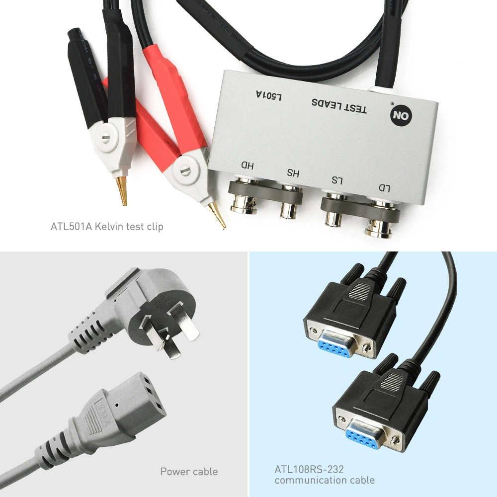 Digitales Mikro-Ohm-Messgerät für Kontaktwiderstandsprüfung Induktor und Motor (AT516L)