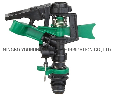 Garden Irrigator 1/2 Inch Connector Copper Rotate Spray Nozzle /Watering Farm Rotating Sprinkler