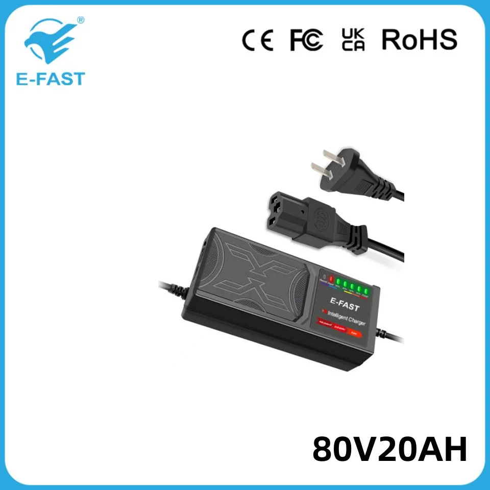 80V 20ah Intelligent Motorcycle Car Lead-Acid Storage Smart Battery Charger