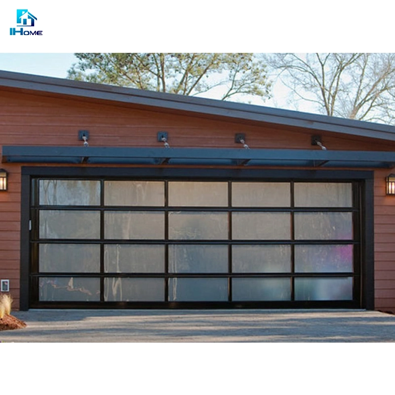 Glass Garage Door Aluminum Panel Profile for Full View Garage Door