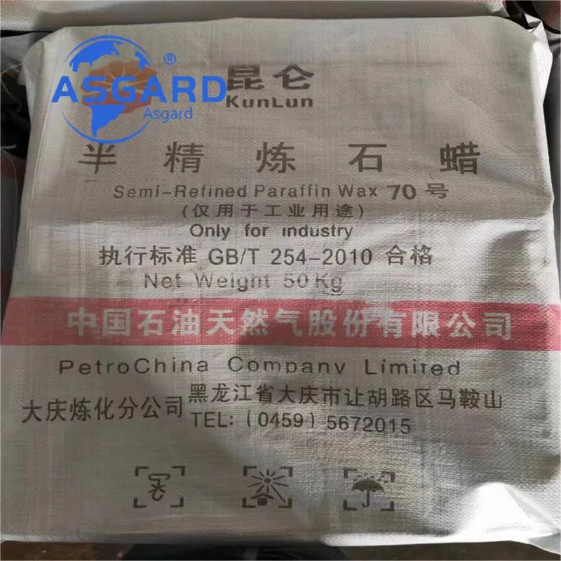 Daqing Refining&Chemical Company Fully/Semi/Crude 70 Kulun Paraffin Wax for Candle Making Wholesale