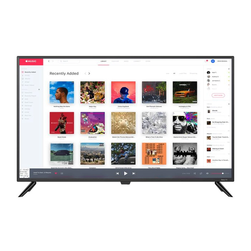 Réseau domestique antidéflagrante 4K 42 pouces LCD télévision intelligente