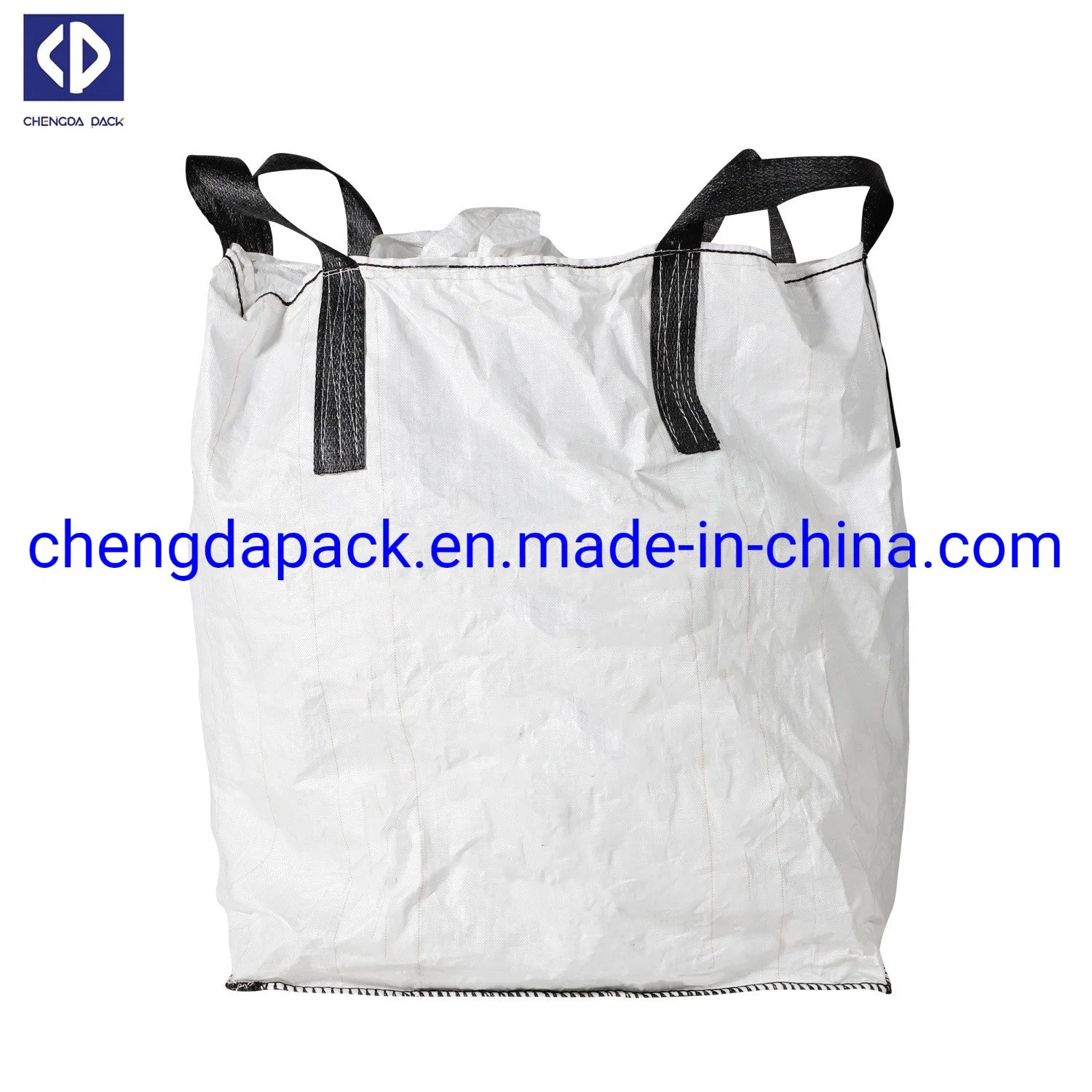 1000kg 1200kg PP Big Plastic Jumbo Construction FIBC Ton Bulk Bag for Lime Mineral Agriculture Flour Chemical Industry Urea