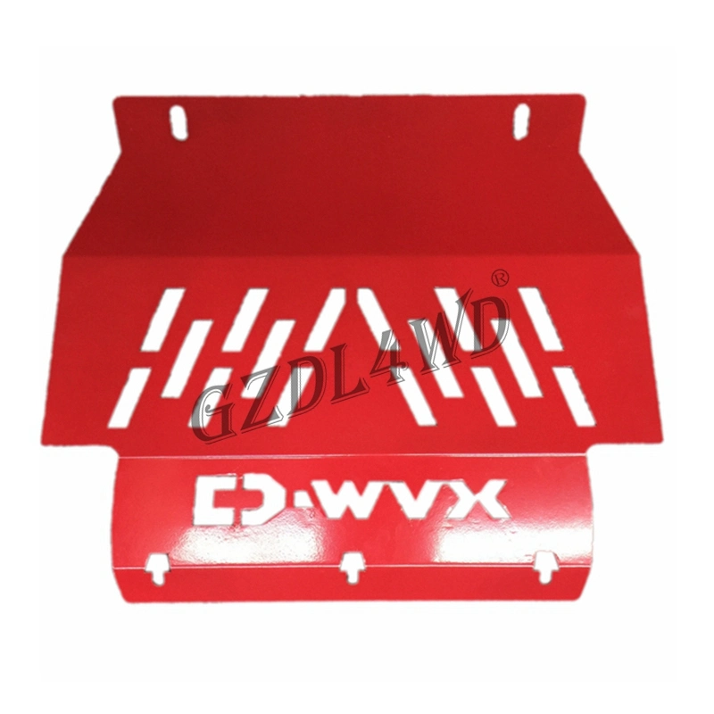 Red Skid Bash Plate Protection for Isuzu D'max 4WD Accessories