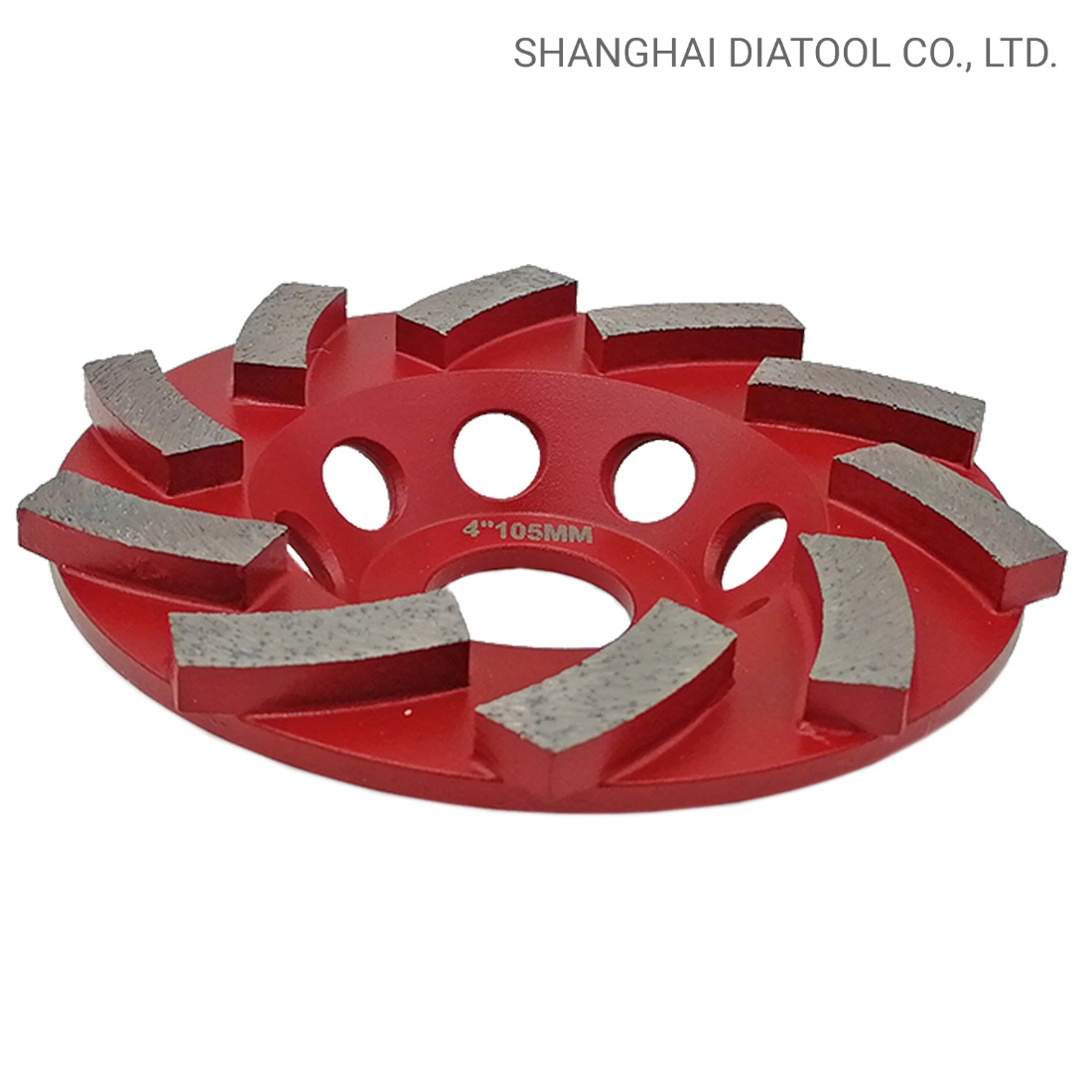 Welded Diamond Segmented Turbo Grinding Cup Wheel for Concrete