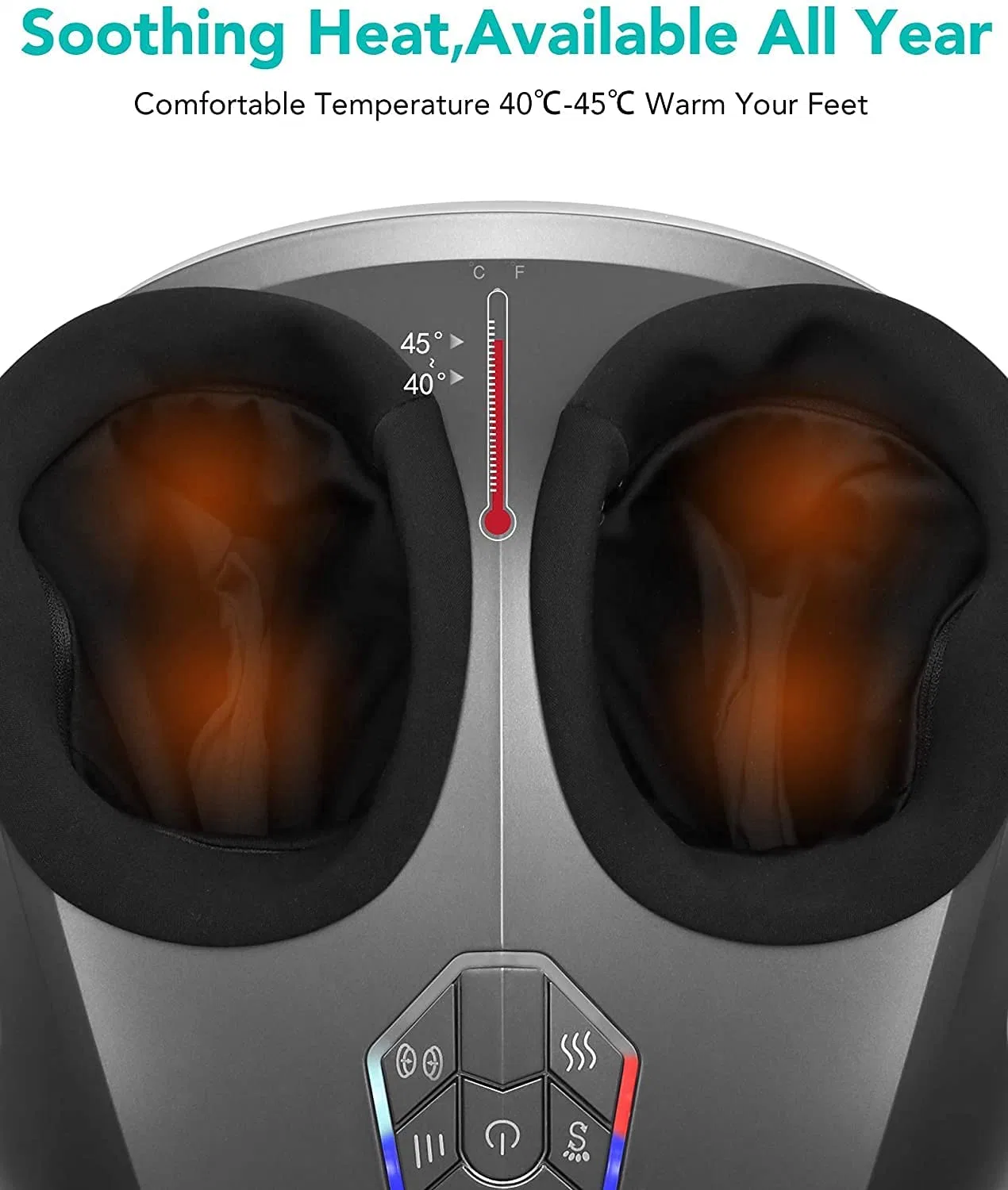 Masaje de pies pie la circulación de sangre caliente eléctrica de la compresión de los pies de la máquina de masaje de pies