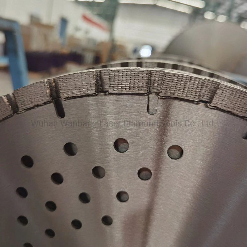 High Fashion Diamond Saw Blade with 17mm Arix Segments for Concrete and Granite Cutting