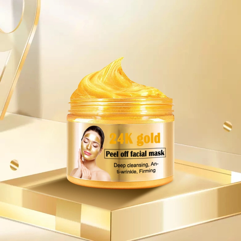 Antirides organiques naturels SPA Beauty or 24K Masque facial de décollement des produits pour les femmes