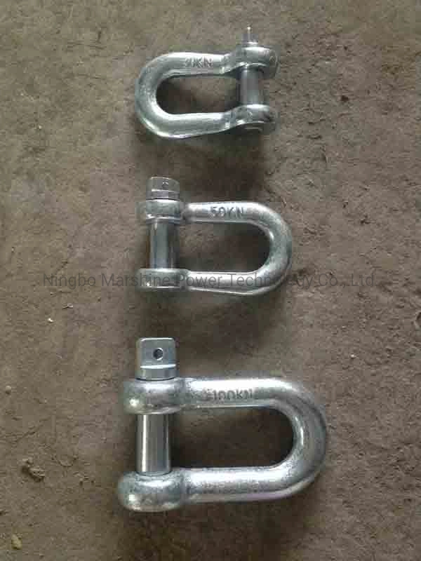 U Shackle Aerial Cable Tools Safety Stringing Equipment for Connecting Link