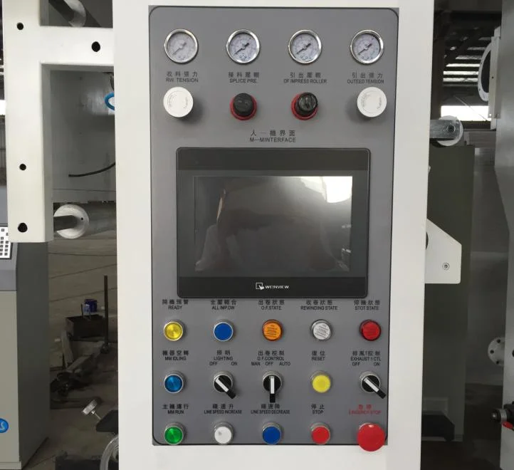 Computer Color Register Rotogravure Typ Druckmaschine