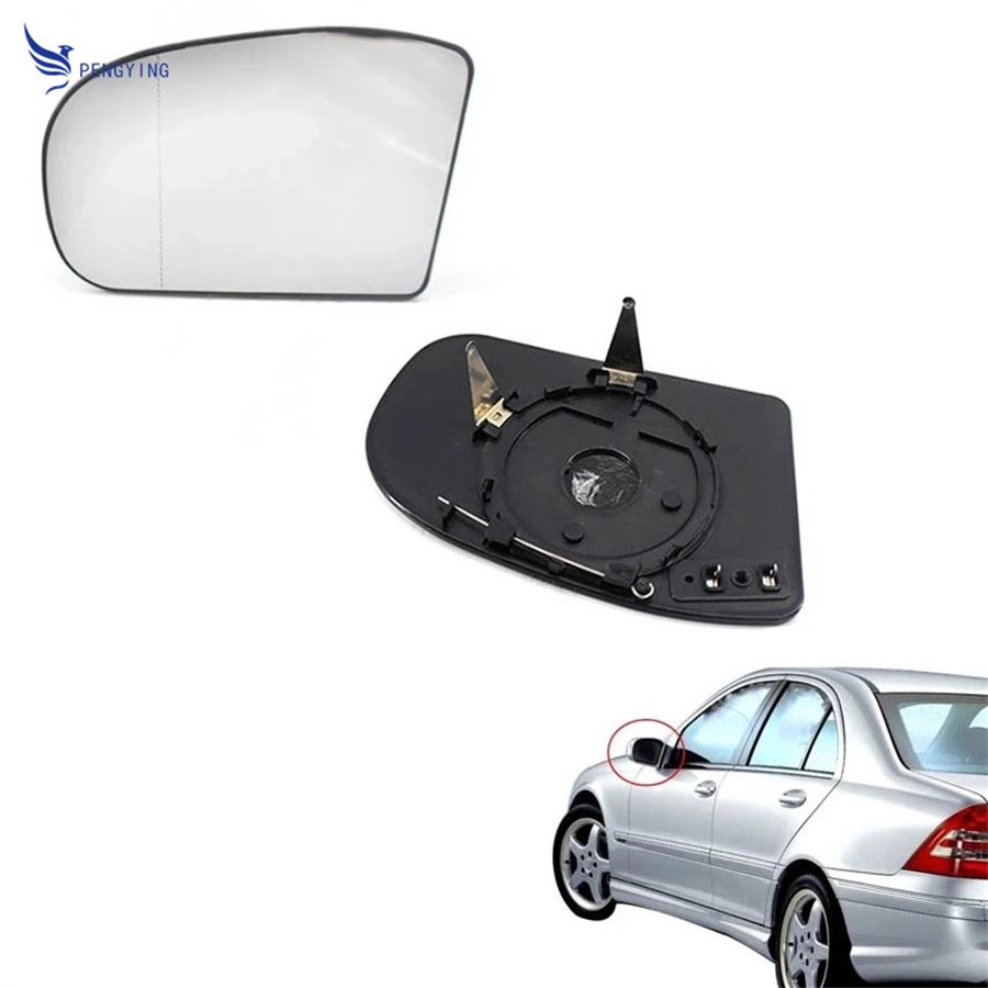 1 Par Direito e Esquerdo do Espelho Retrovisor Len de vidro de substituição para a Mercedes Benz W203 W211 2038100121 2038101021