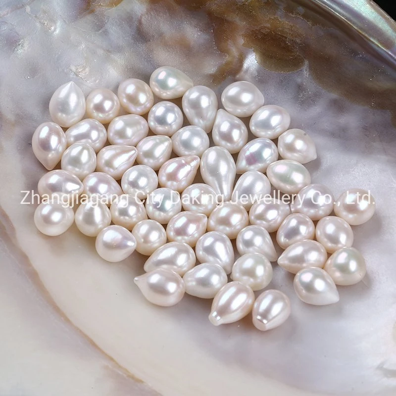 8-9mm Natural White Baroque Freshwater Pearl Loose Beads for fashion Jewelry Making