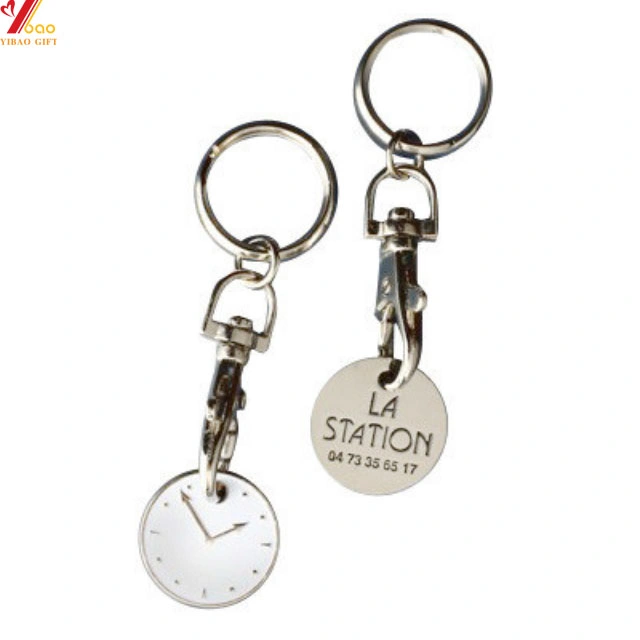 High quality/High cost performance Custom Logo Flower Design Metal Keychain for Promotional Gift (YB-LY-K-25)