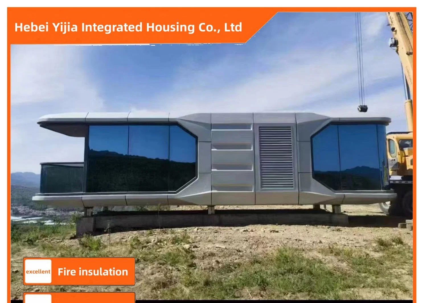 Yunsu S9 High-End Camping Rooms 40FT Sunshine House Complete Container Resort Hotel Capsule Home