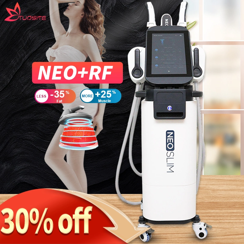 Professionelle 5 Griffe EMS Sculpting Machine EMS Slim Neo RF 14 Tesla Body Sculpting Body Slimming Forming Muscle Building Machine