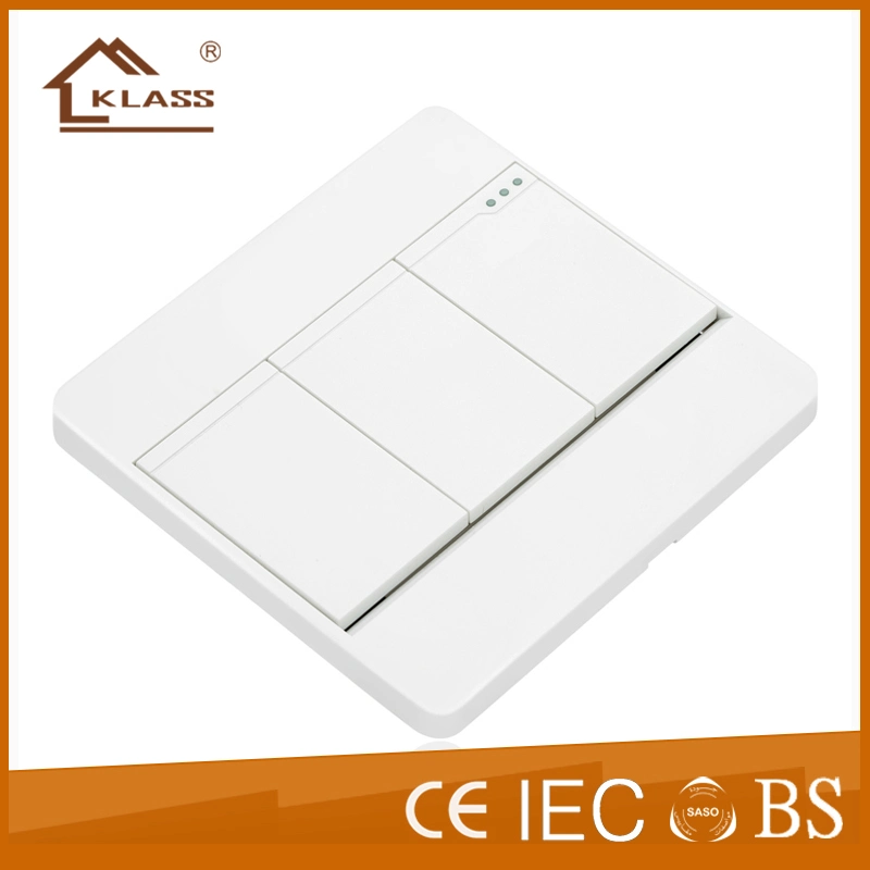 10A 3G 2W Wall Light Control Switch