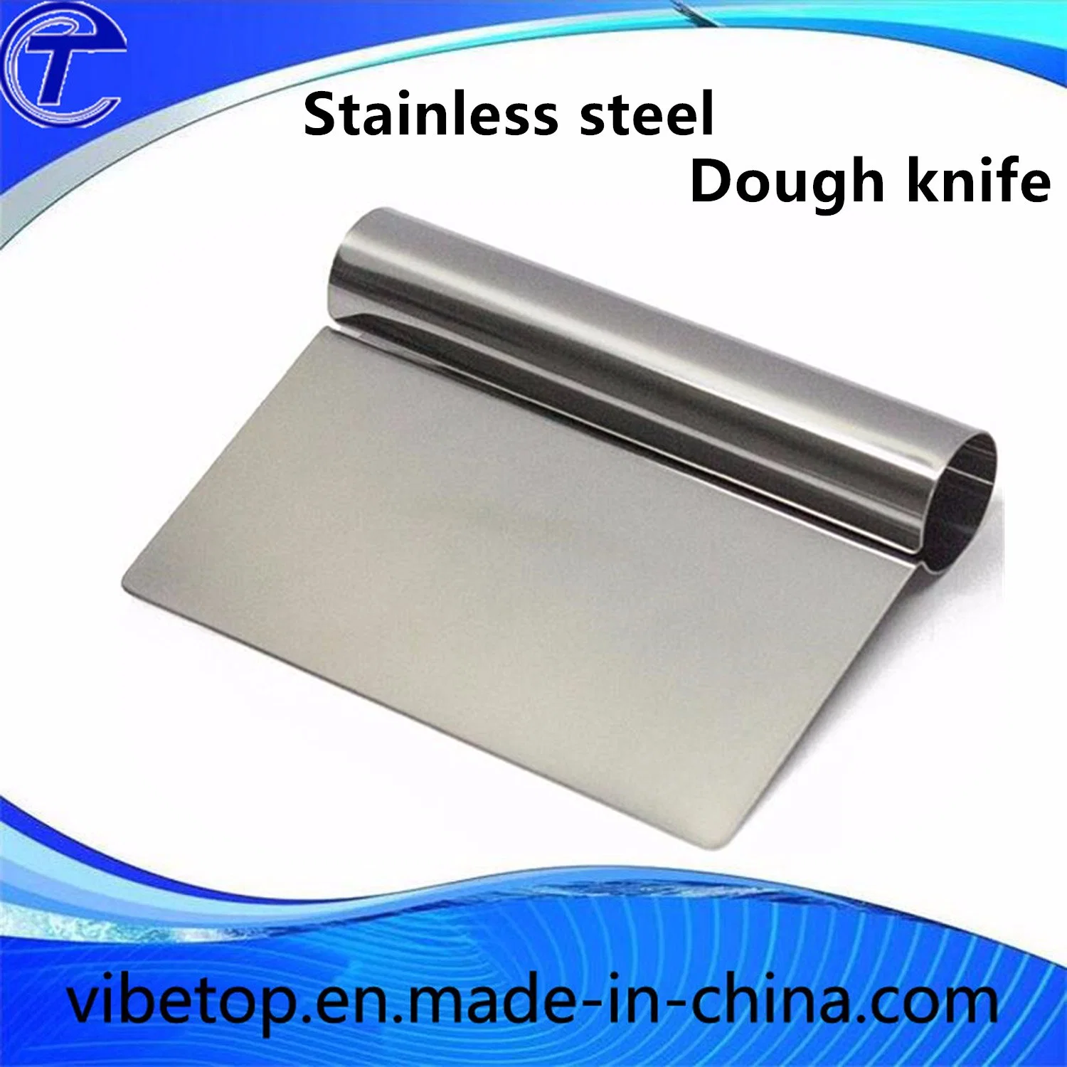 Wholesale/Supplier Cheaper Stainless Steel Durable Pizza Dough Scraper/Knife