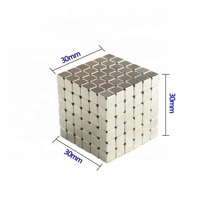 Professional Factory Gold Coated Neodymium 5mm Magnetic Cube Puzzle for Sale