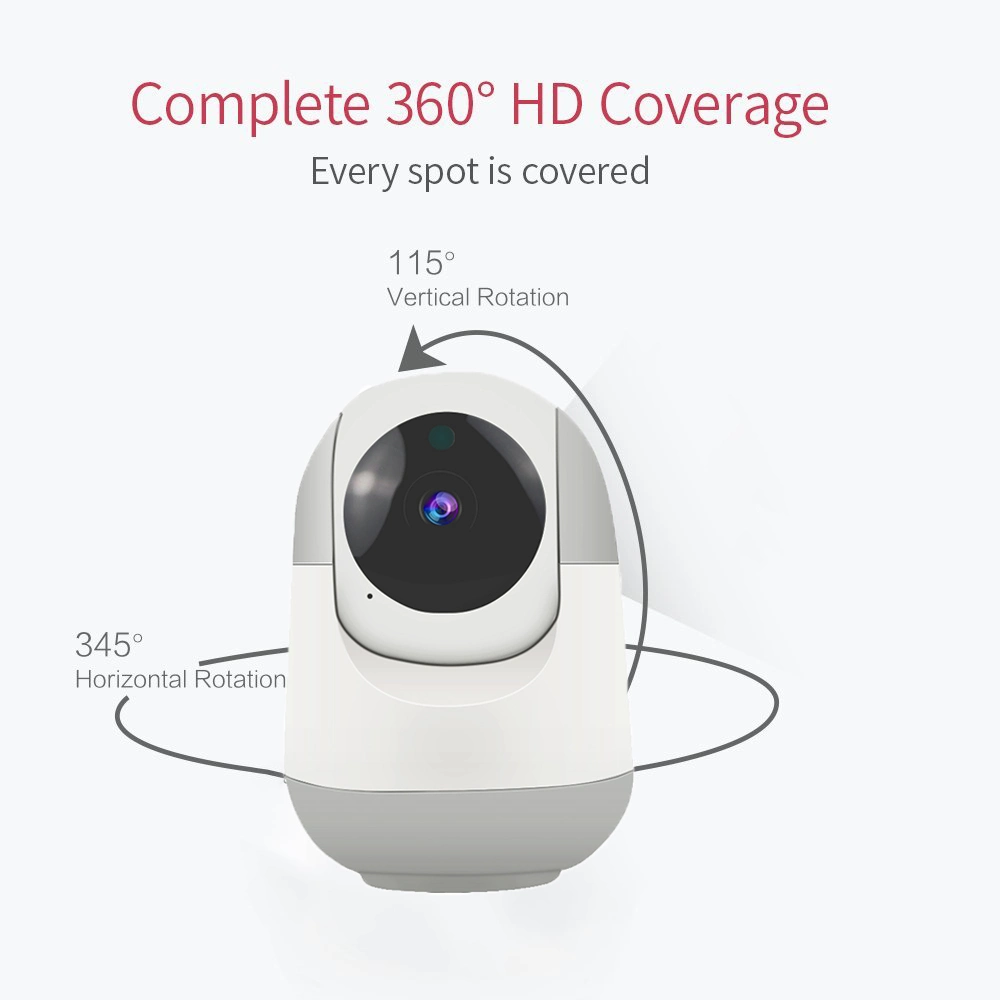 Auto Tracking Wireless WiFi Home Security Smart CCTV IP Camera for Consumer Electronics
