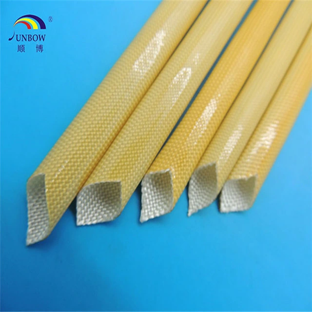 F Grade Polyurethane Coated Fiberglass Sleeving / PU Coated Insulation Sleeve