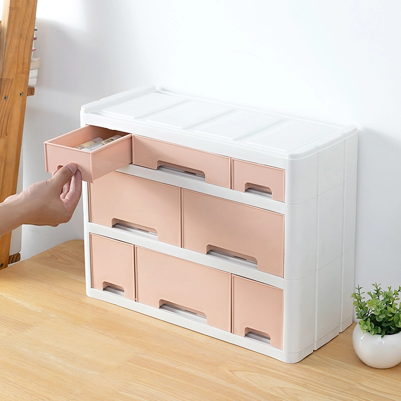 2053 Stackable Multifunctional Drawer Storage Box Computer Monitor Stand