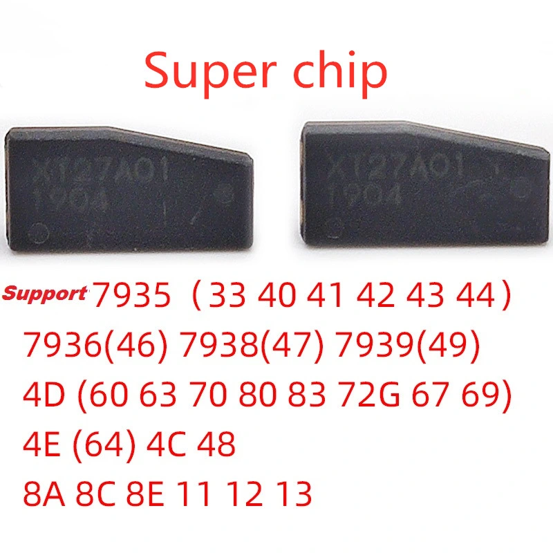 Xhorse Vvdi chip Super Transponder Xt27A01, Xt27A66 para el coche blanco clave