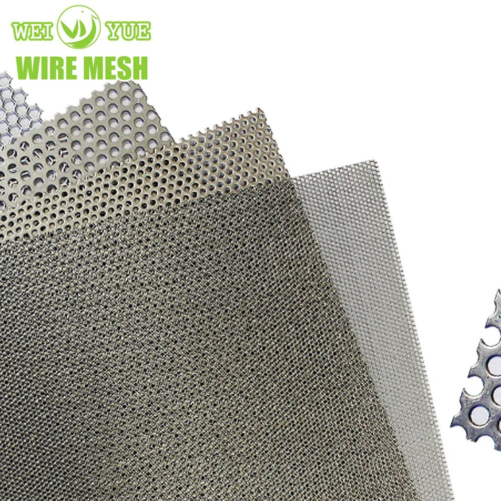 1.8mm Thickness Stainless Steel SUS304L Perforated Metal Mesh Screen for Gas Purifiers