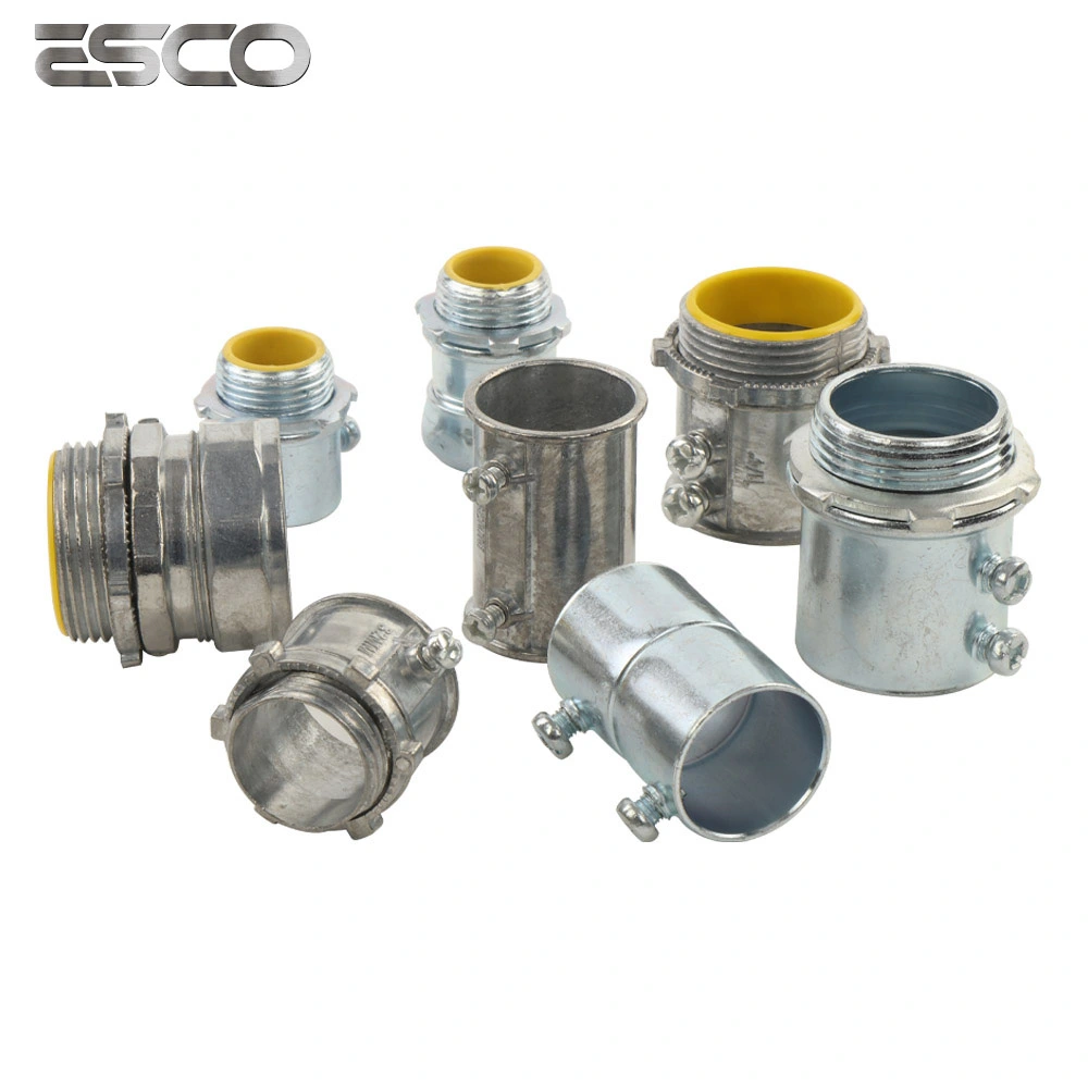 Zinc Die Cast Pipe Fitting Galvanized Steel Conduit Coupling Copla