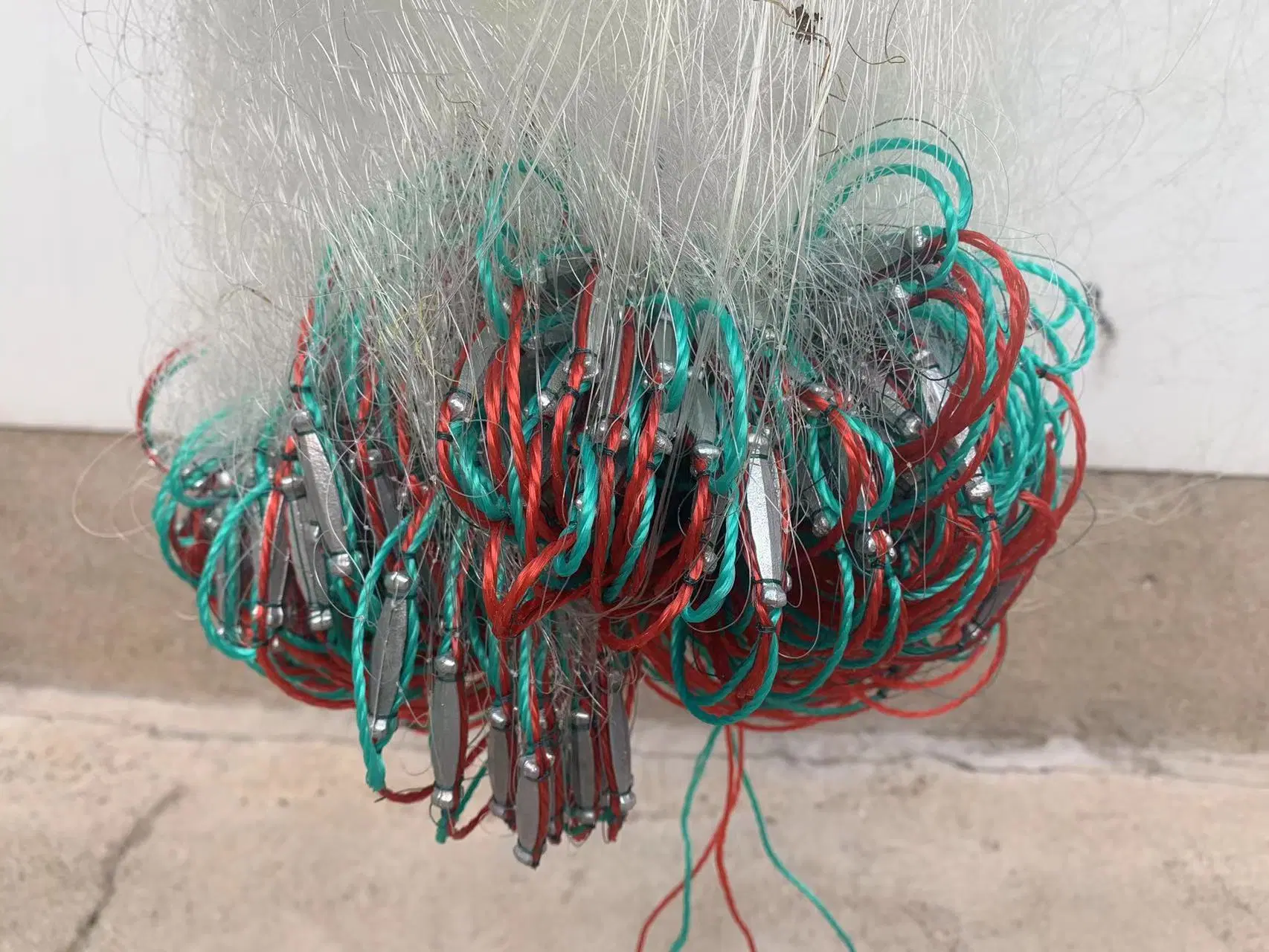 Malasia monofilamento de nylon Red de pesca La pesca Gill Net para el pescado Cangrejo