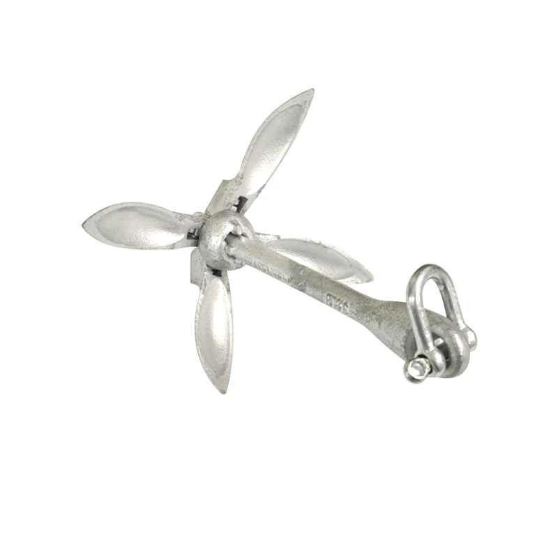 Hot Dipped Galvanized Grapnel Boat Folding Anchor