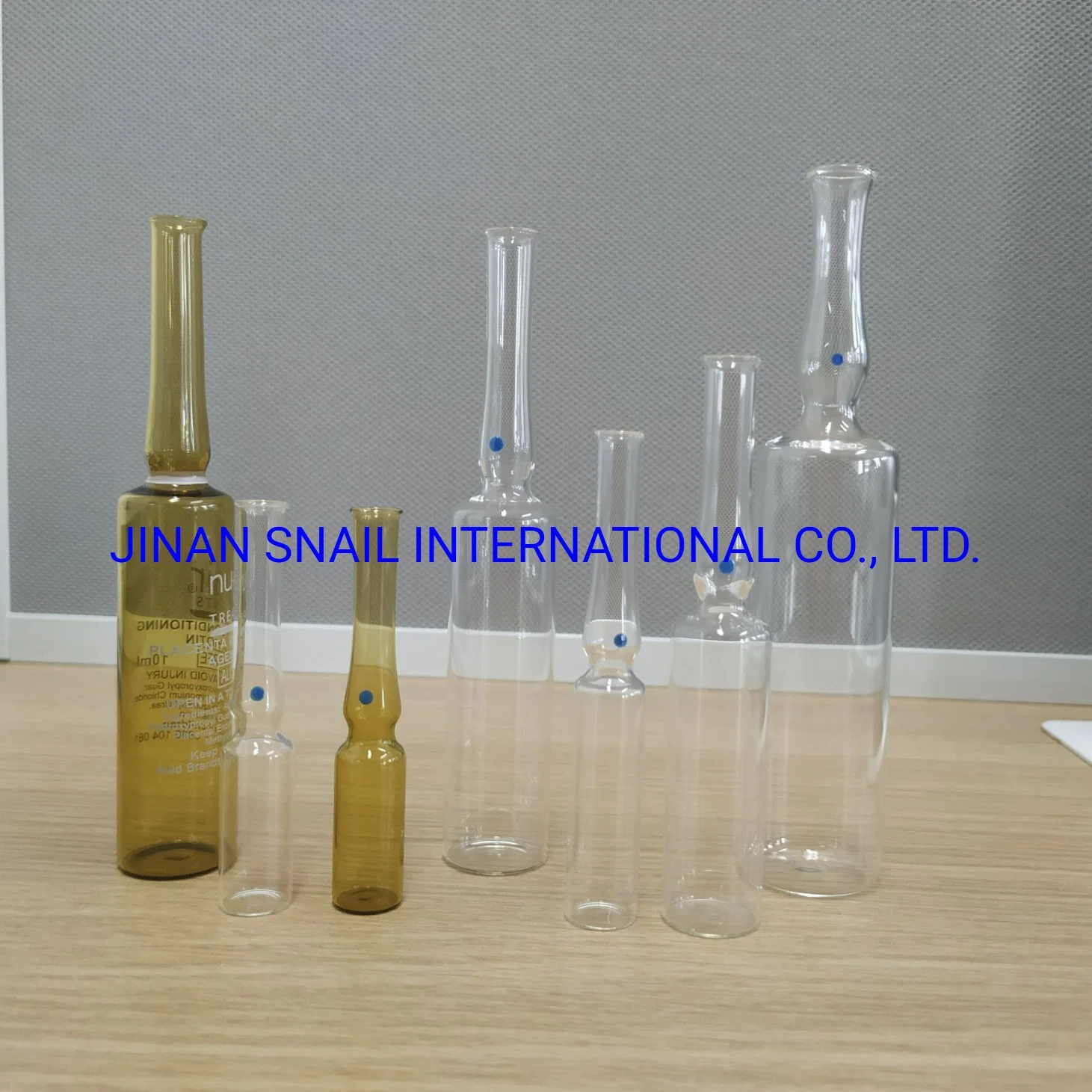 USP I Pharmaceutical Packaging Medicine Container ISO Standard Glass Ampoules