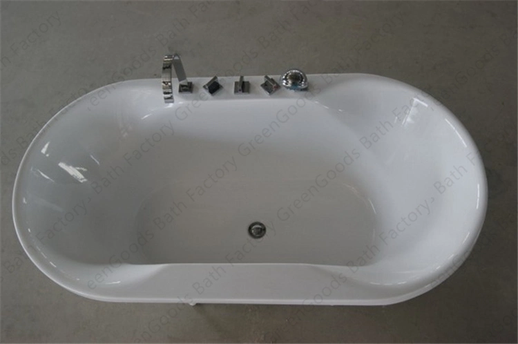 High quality/High cost performance  Acrylic Soaking Bath Tub Drainer with Drain Cover