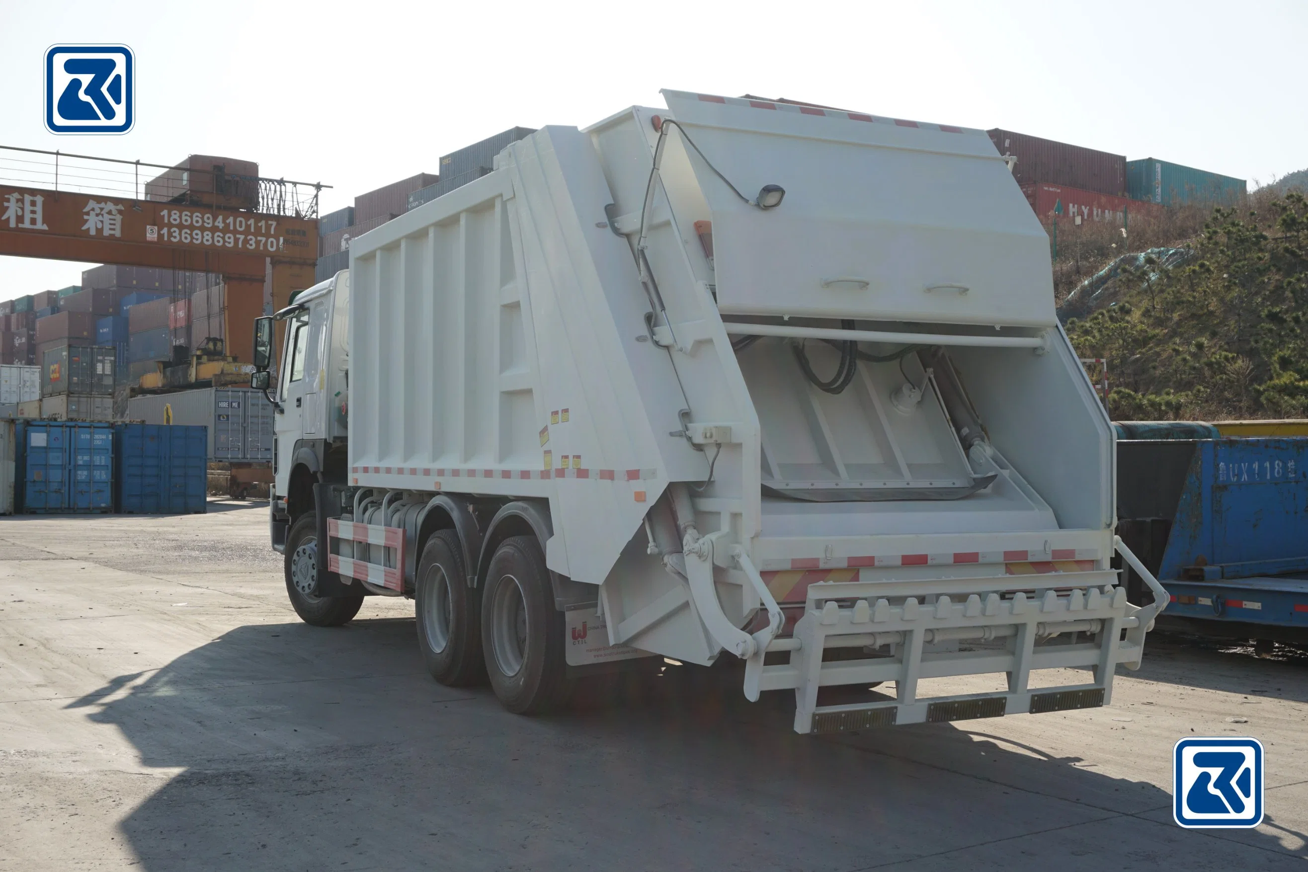 China Manufacturers Heavy Duty HOWO Hydraulic Truck 12/14/16 Cbm Brand New and Used Garbage Truck Price for Transportation/Collecting/Compactor (ZZ1167M4611)