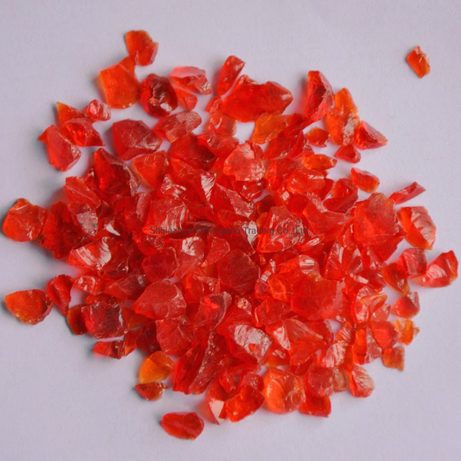 Tempered Crystal Glass Rocks Colored Glass Chunk for Counter Top Coating